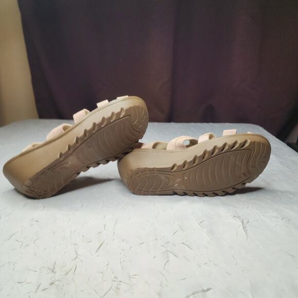Skechers Memory Foam Platform Wedge Sandals Womens Size 8.5 Preppy Bohemian - Picture 5 of 6
